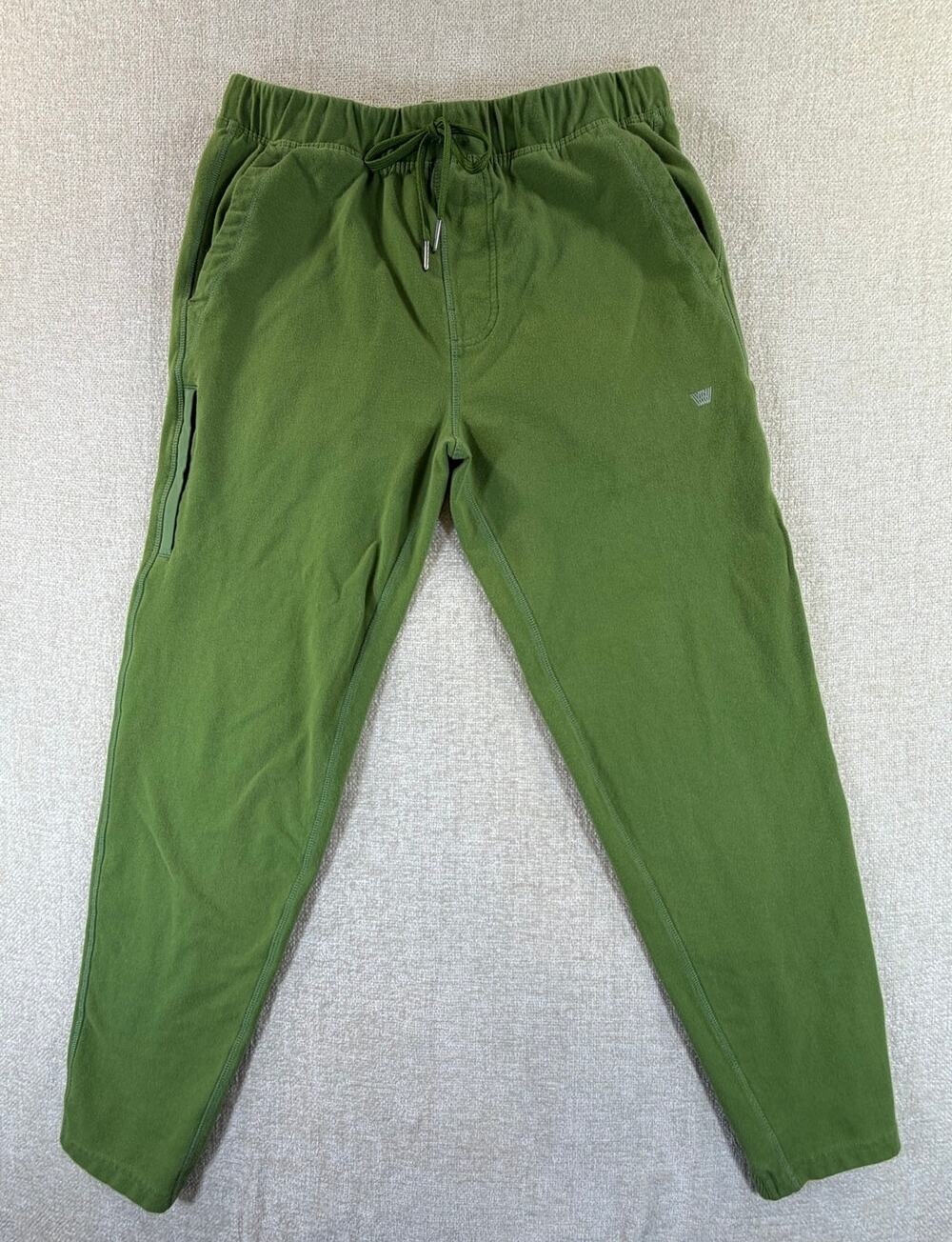 Mack Weldon Men Medium Green Drawstring Elastic Waist Sweat Pants Joggers
